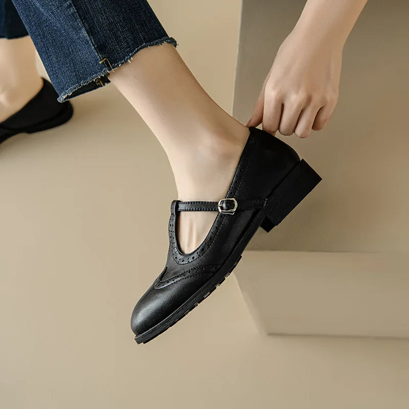 Elegant T-Strap Mary Janes