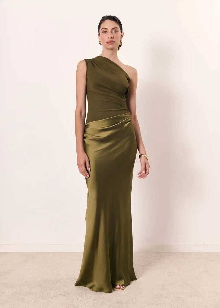 Seana One-Shoulder Maxi Dress