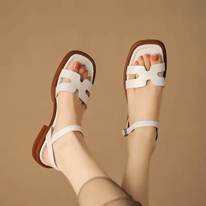 Emy Roman-Style Leather Sandals