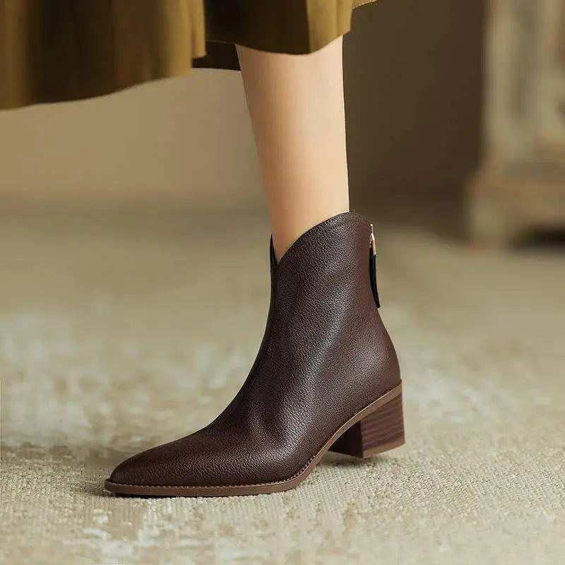 Adeline | Leather Boots