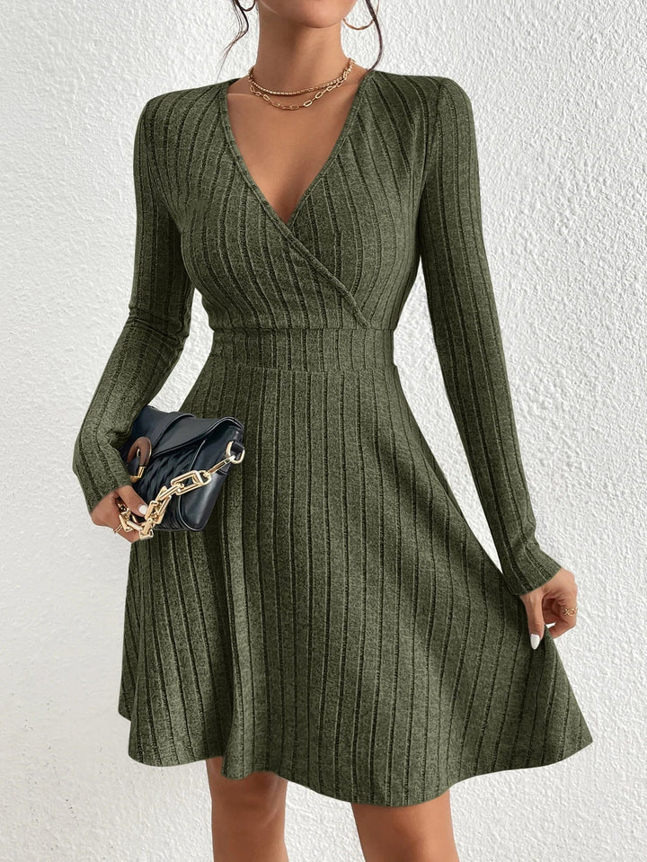 Reese Elegant V-Neck Dress