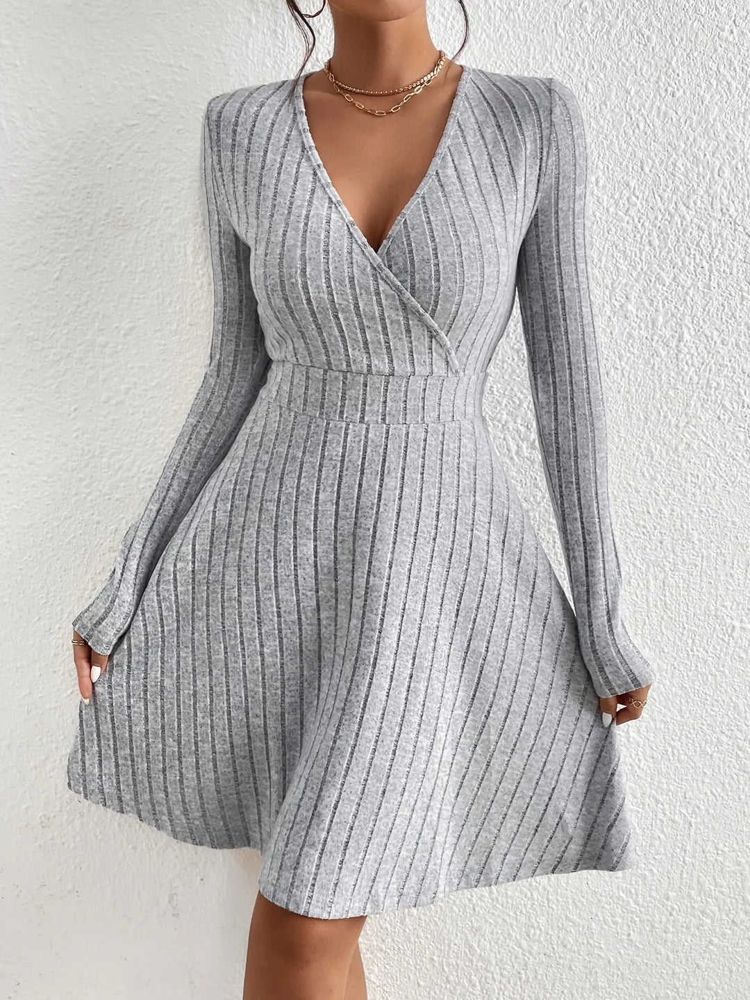 Reese Elegant V-Neck Dress