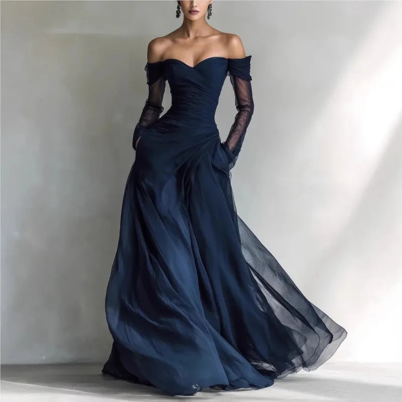 Eleonora - Long Off-Shoulder Dress