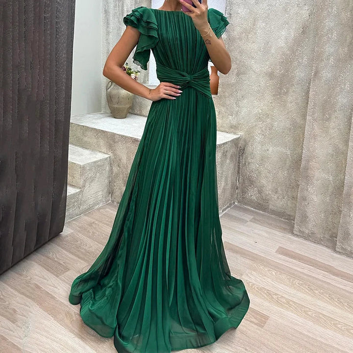 Tilly Pleated Evening Dress