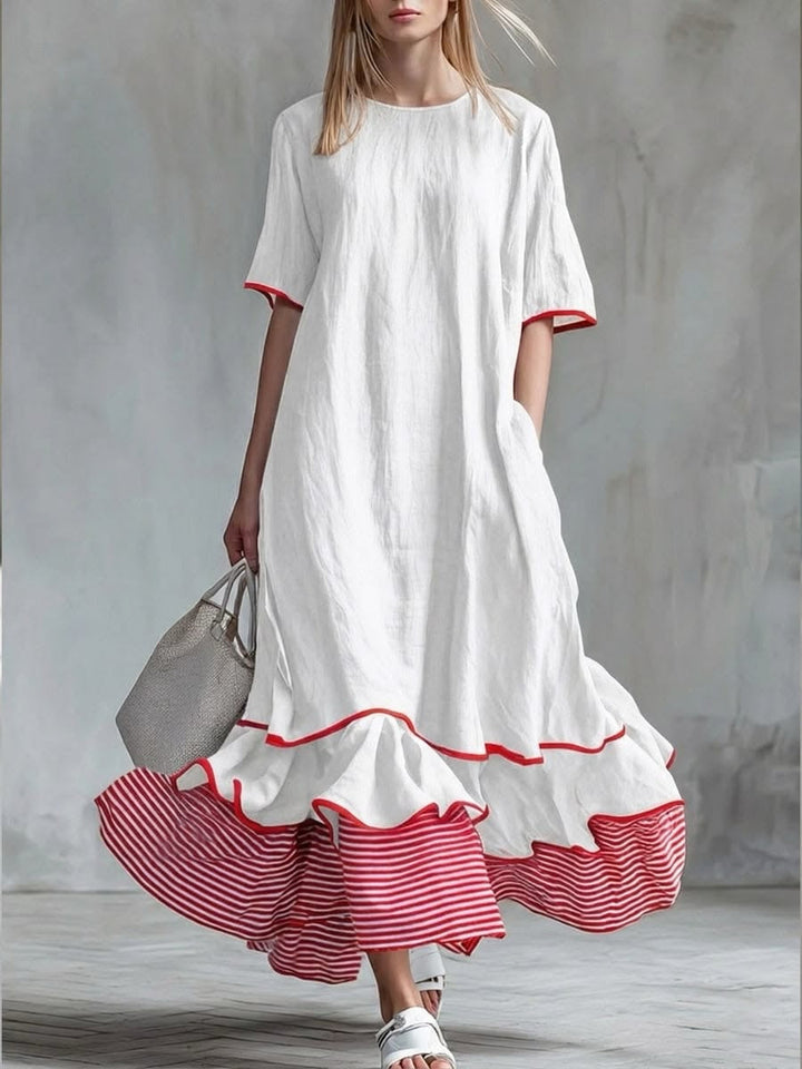 Bernice Ruffle Maxi Dress
