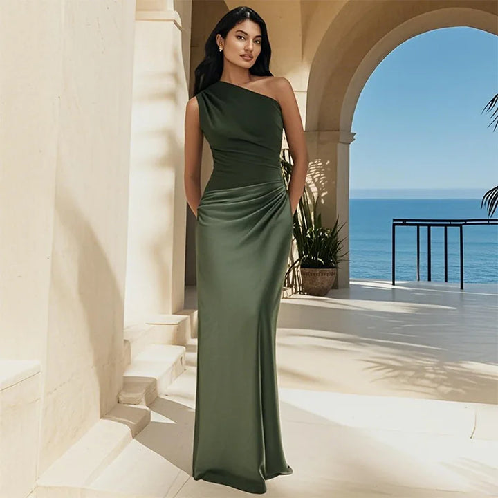 Seana One-Shoulder Maxi Dress