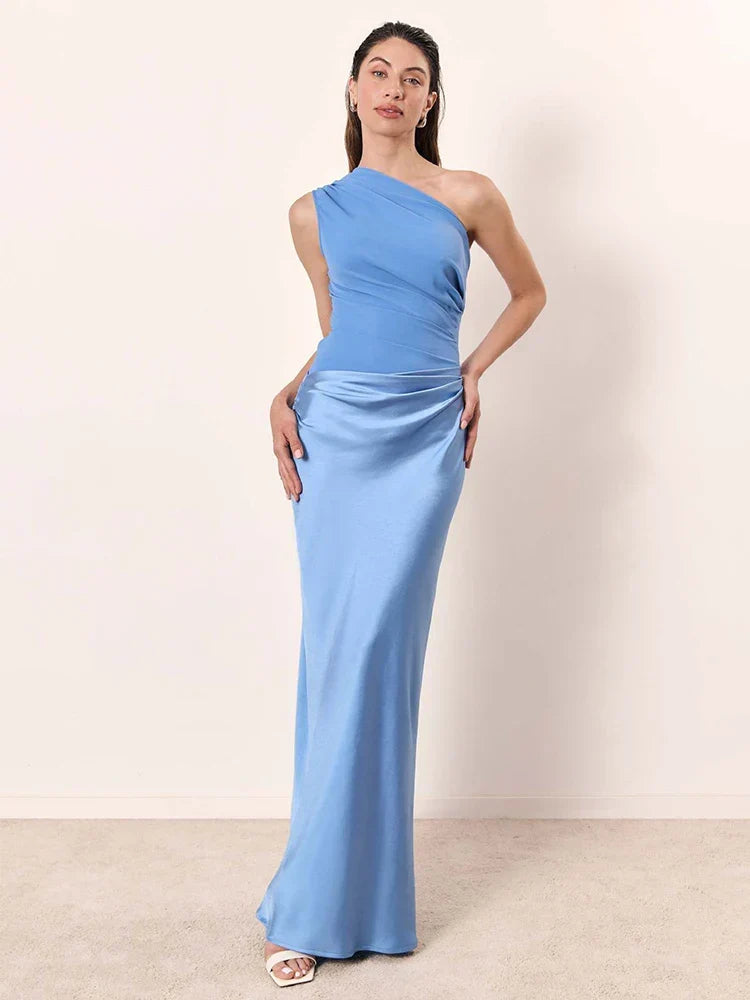 Seana One-Shoulder Maxi Dress