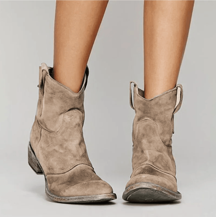 Hailey | Suede Orthopedic Ankle Boots