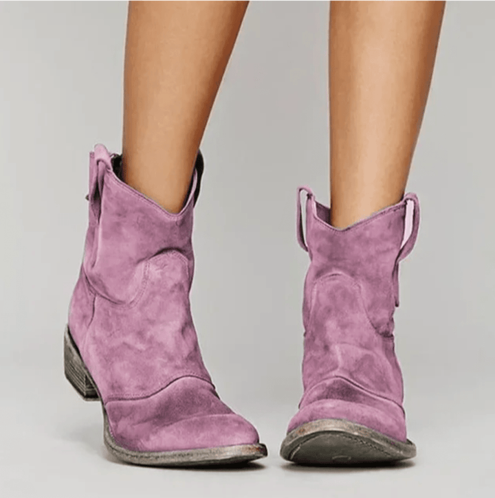 Hailey | Suede Orthopedic Ankle Boots