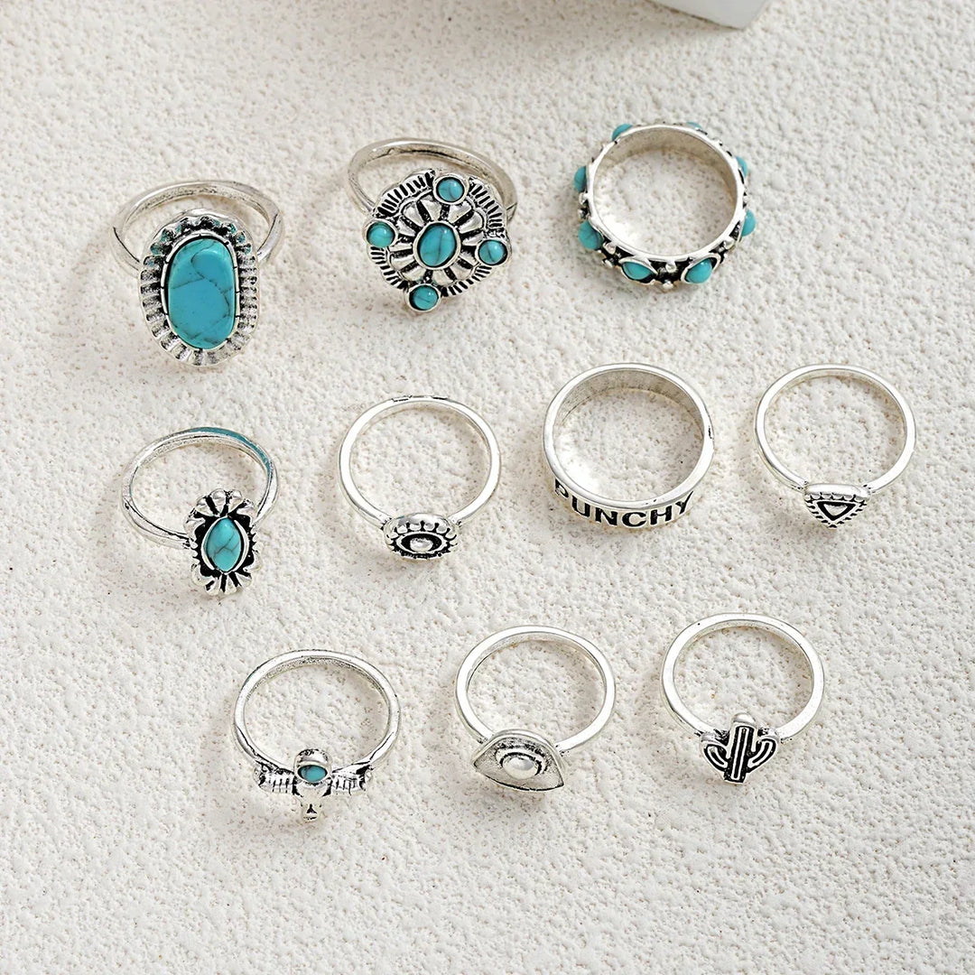 Dakota | 10-Piece Western Ring Set