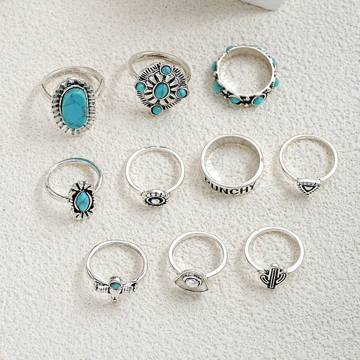 Dakota | 10-Piece Western Ring Set