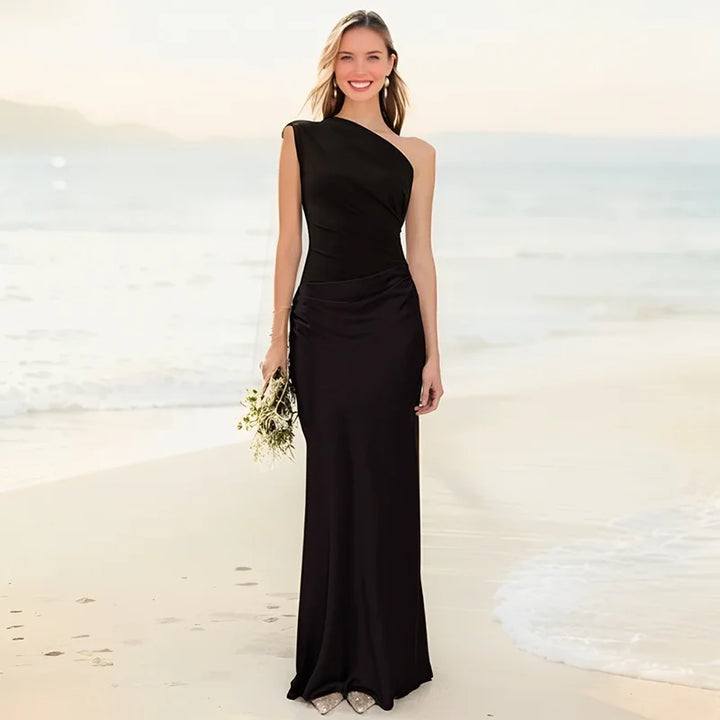 Seana One-Shoulder Maxi Dress
