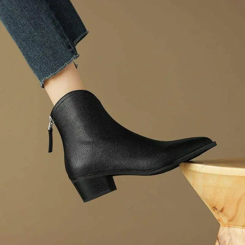 Adeline | Leather Boots