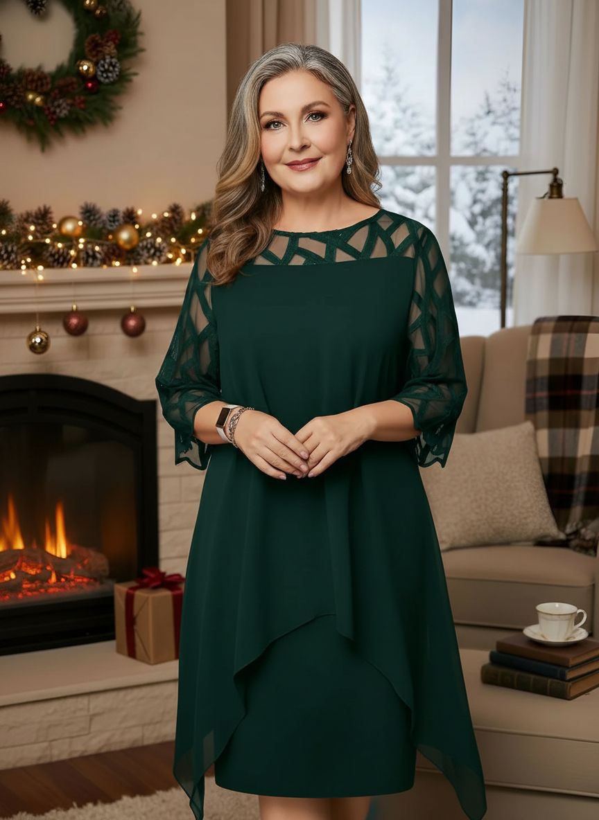Josephine Elegant Lace Dress