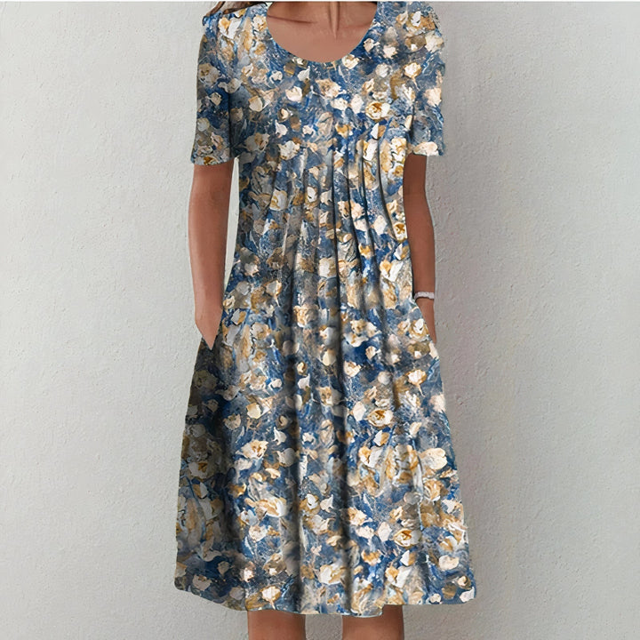 Uriela Elegant Floral Dress