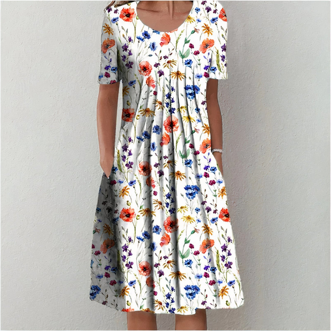 Uriela Elegant Floral Dress