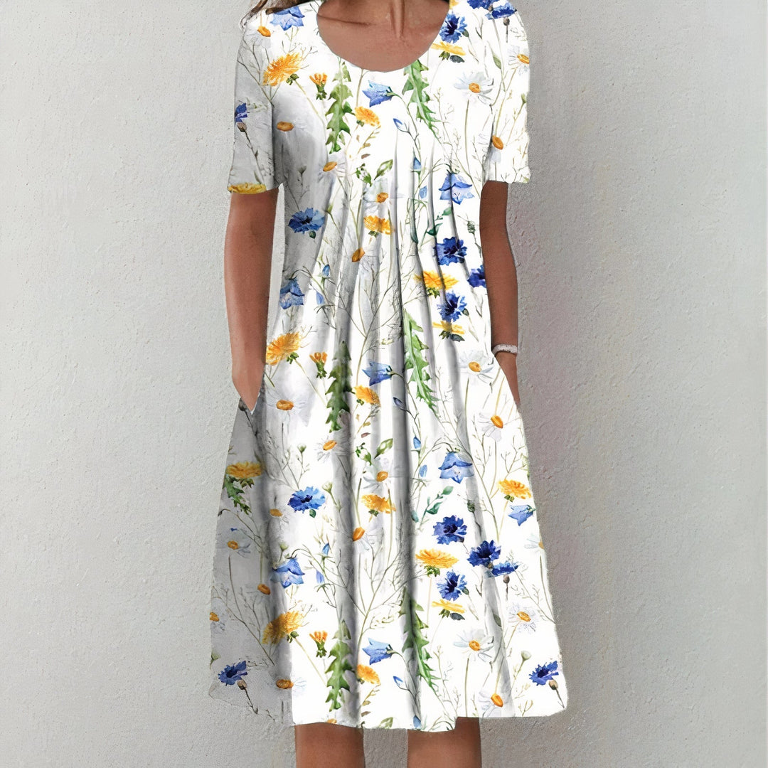 Uriela Elegant Floral Dress