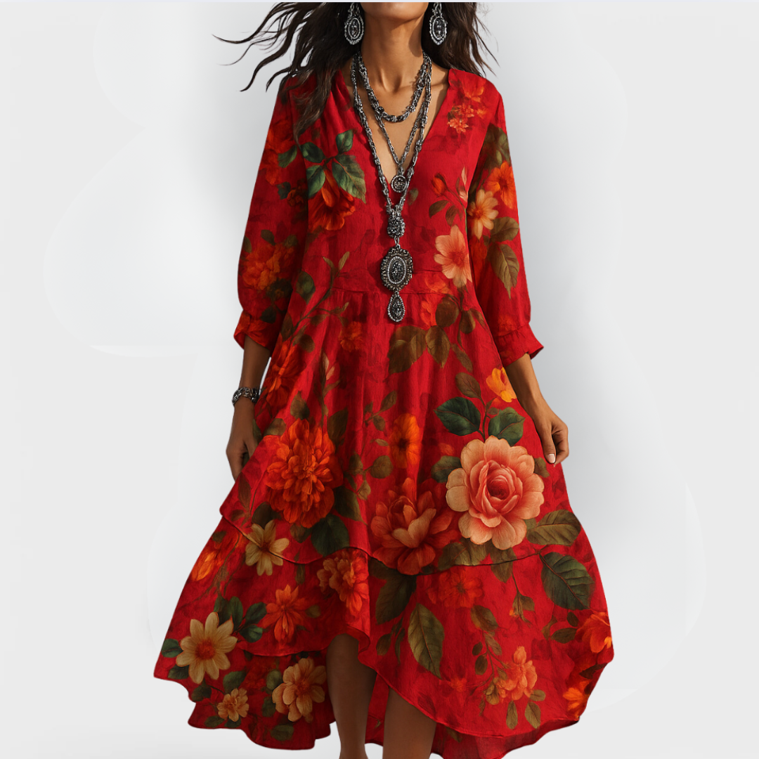 Liana Vintage Floral Dress