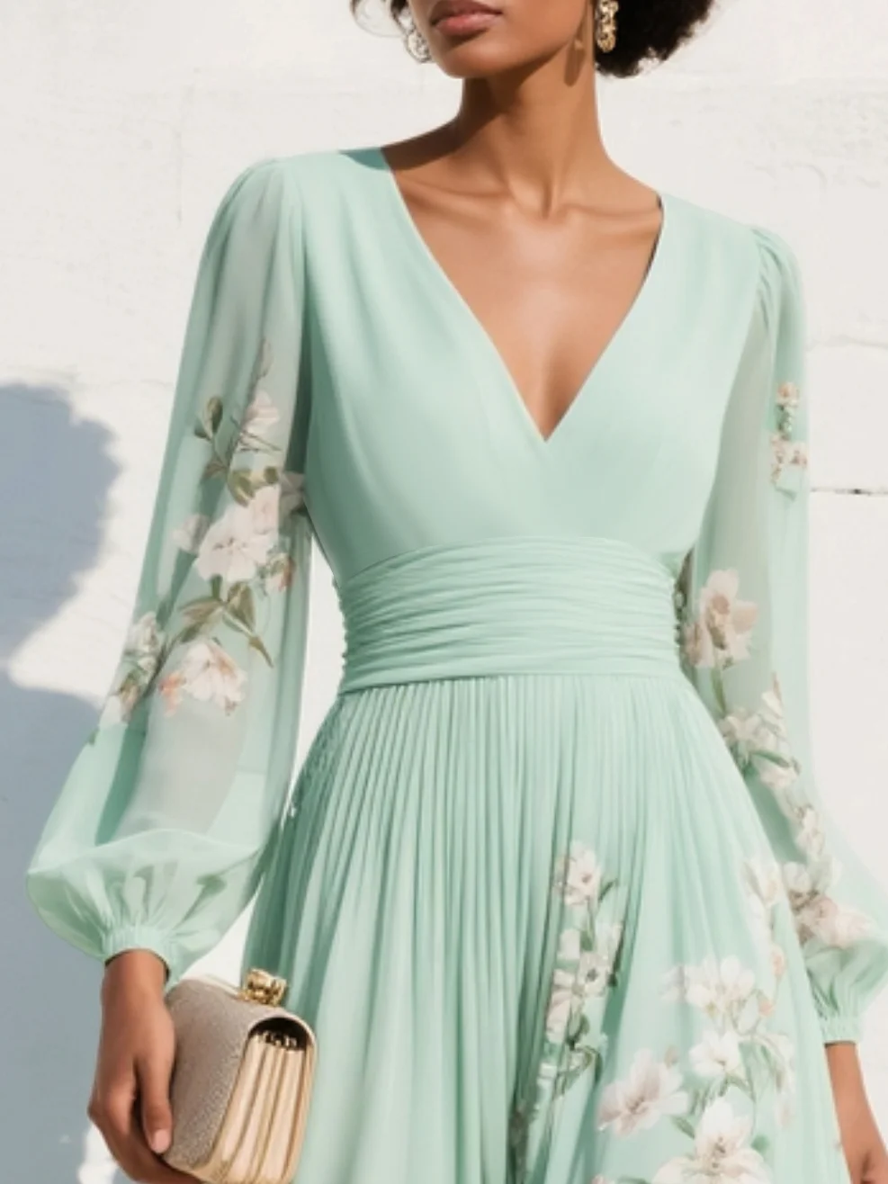 Odelia Floral Midi Dress