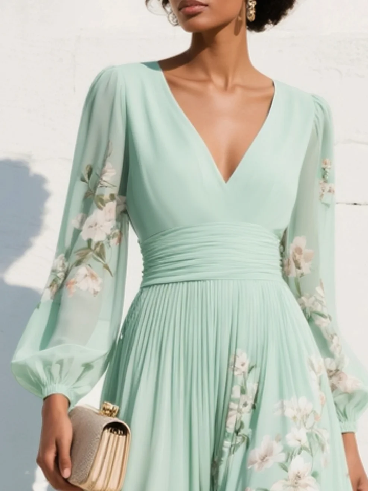 Odelia Floral Midi Dress
