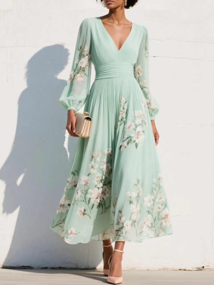 Odelia Floral Midi Dress