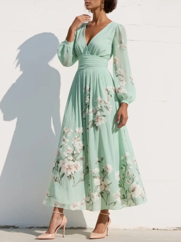 Odelia Floral Midi Dress