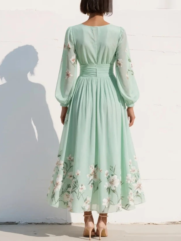Odelia Floral Midi Dress