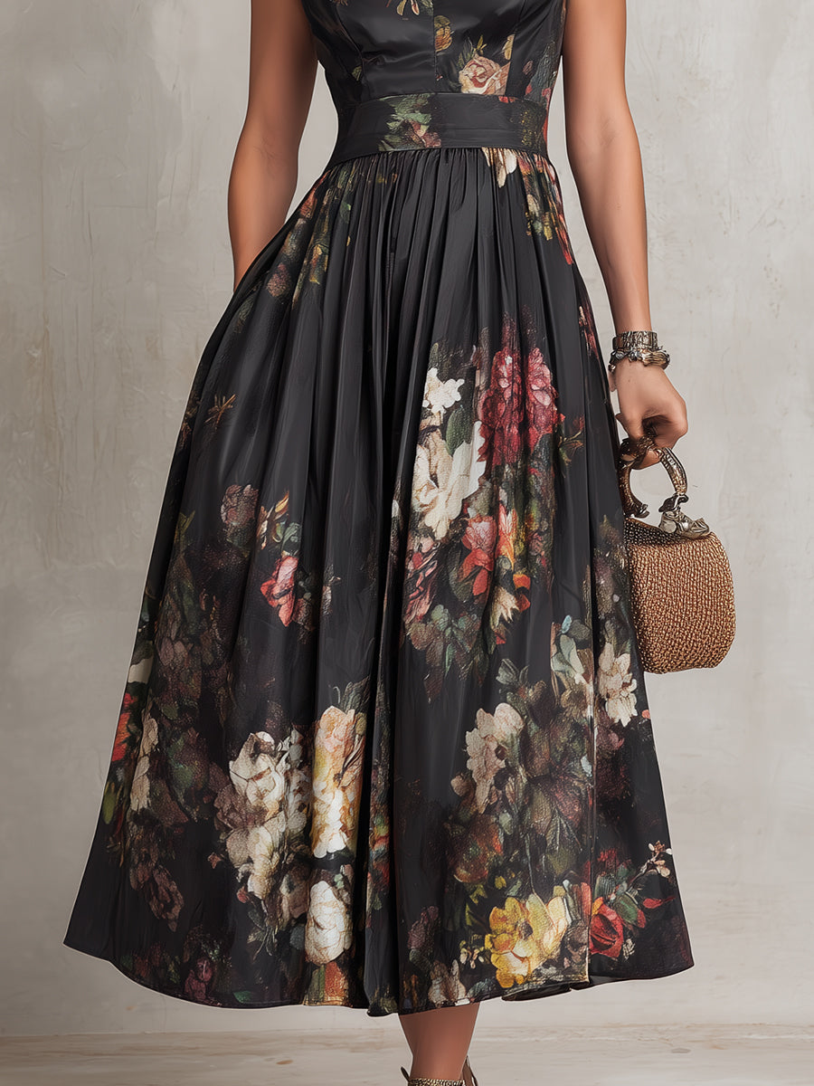 Brianne Elegant Midi Dress