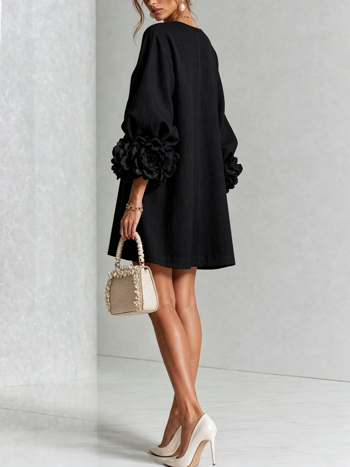 Florence | Floral Button-Down Mini Dress