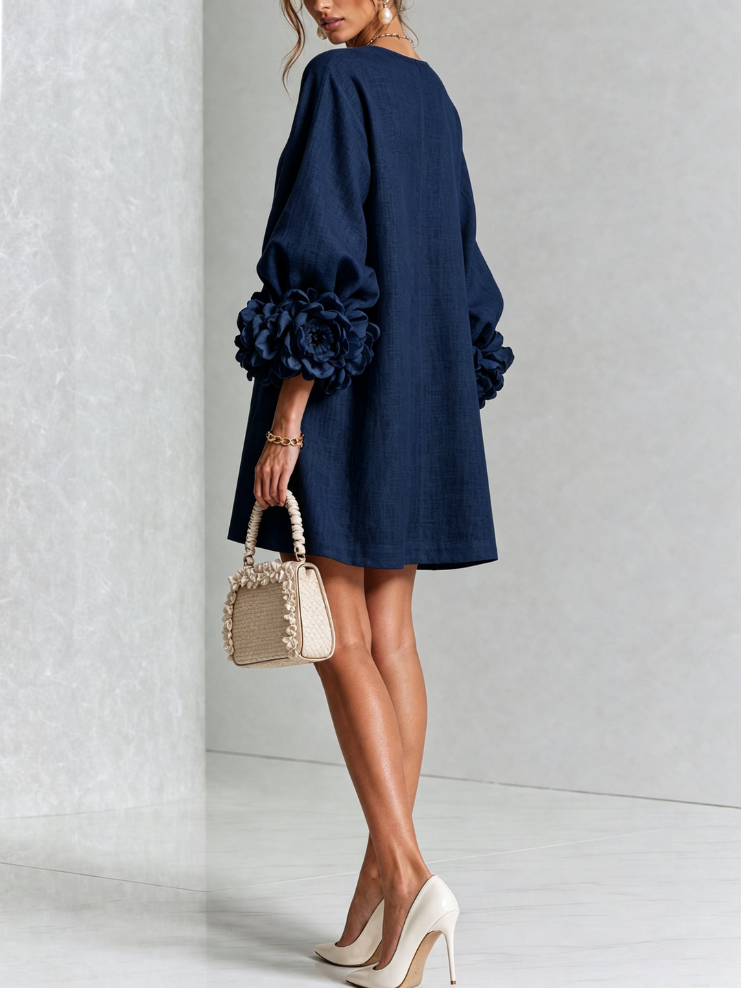 Florence | Floral Button-Down Mini Dress