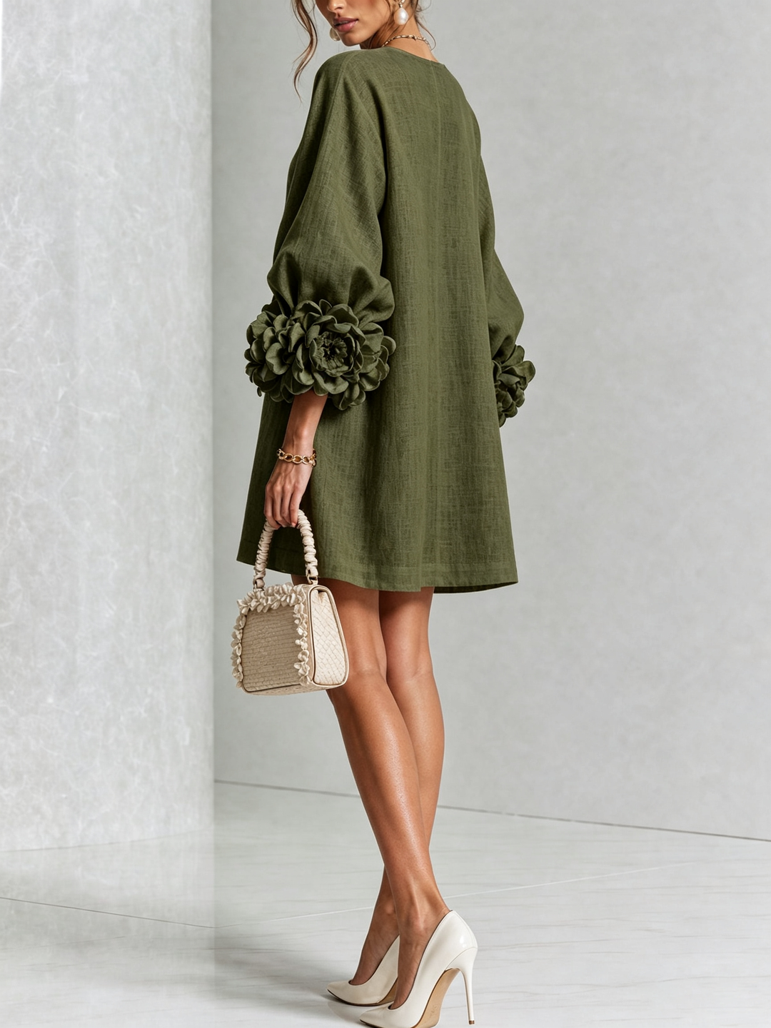 Florence | Floral Button-Down Mini Dress