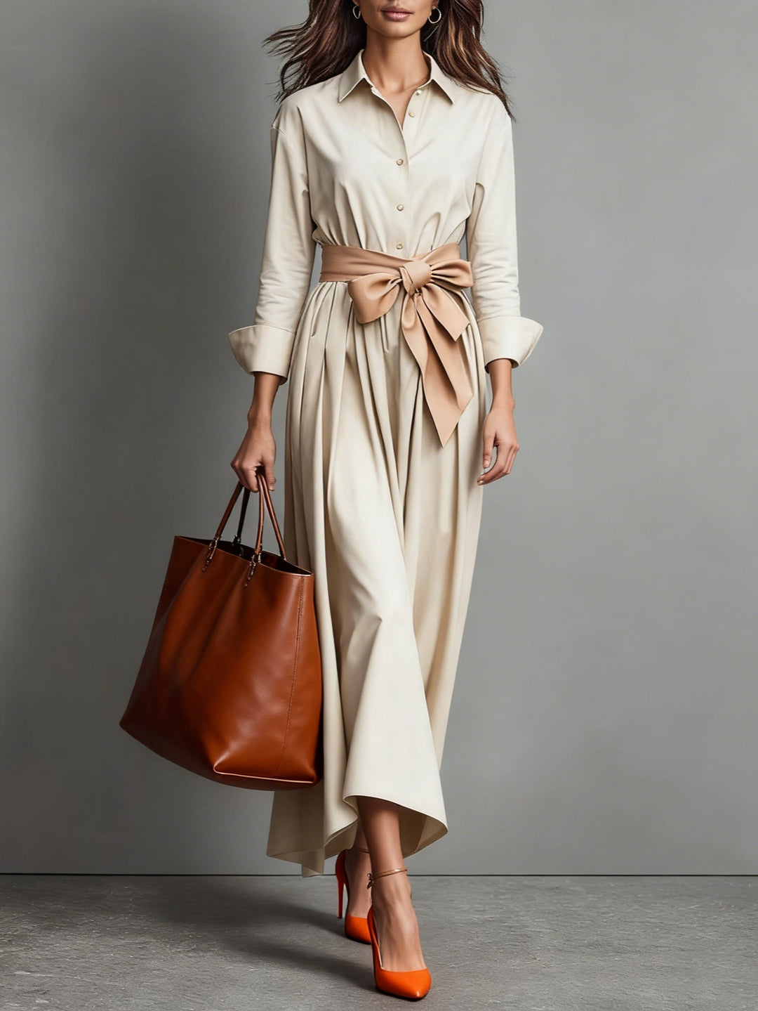 Donna Classic Maxi Dress + Free Belt