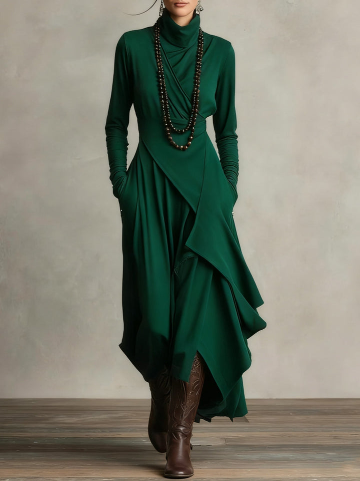 Katia Pleated Maxi Dress