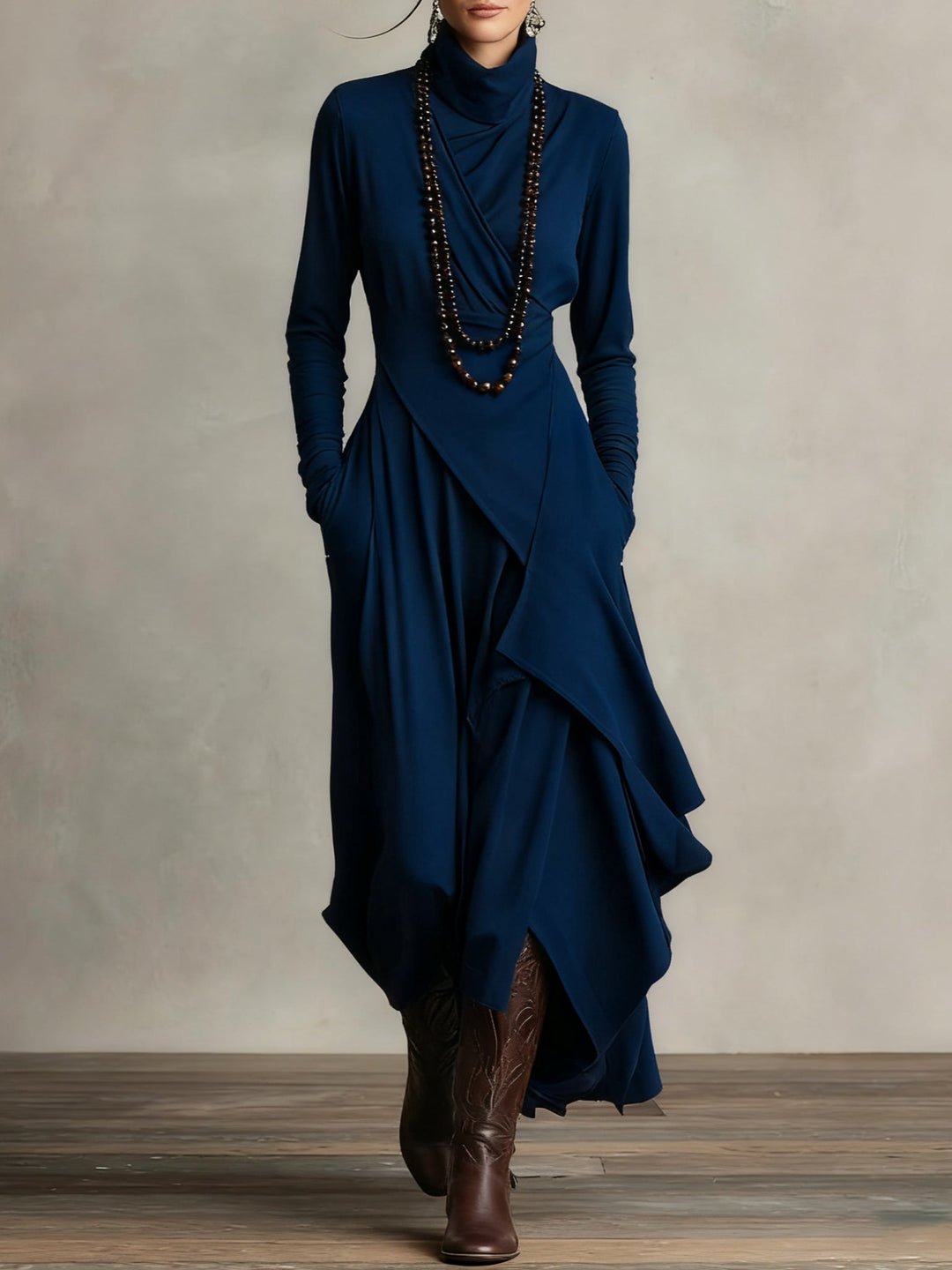 Katia Pleated Maxi Dress