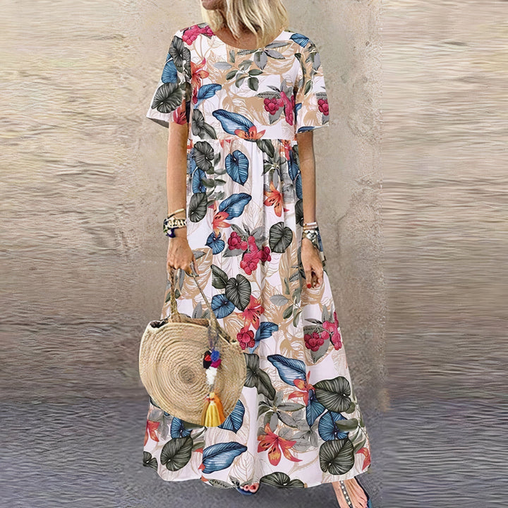 Meagan Comfortable Floral Dress