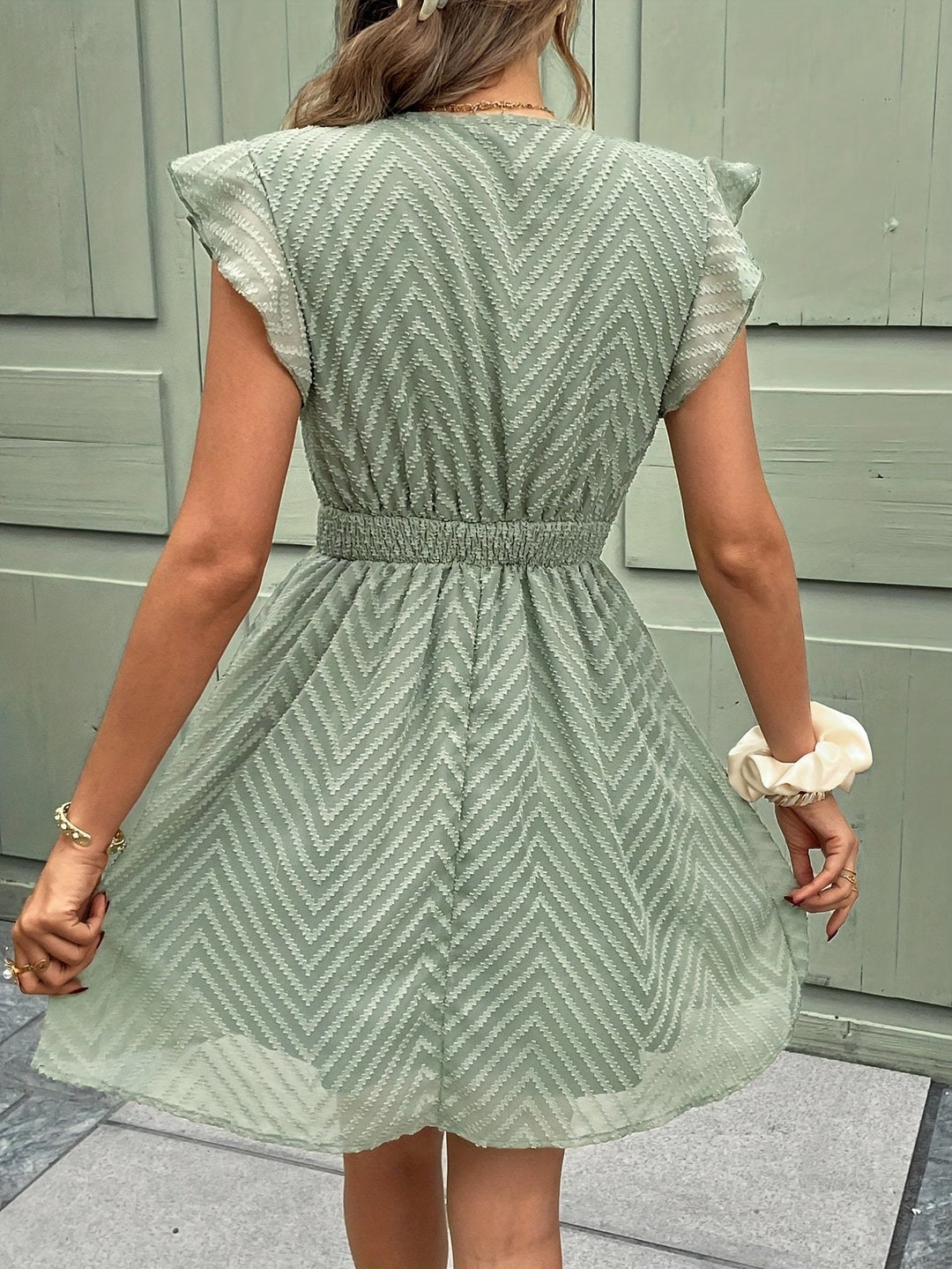 Sabrina Elegant V-Neck Summer Dress