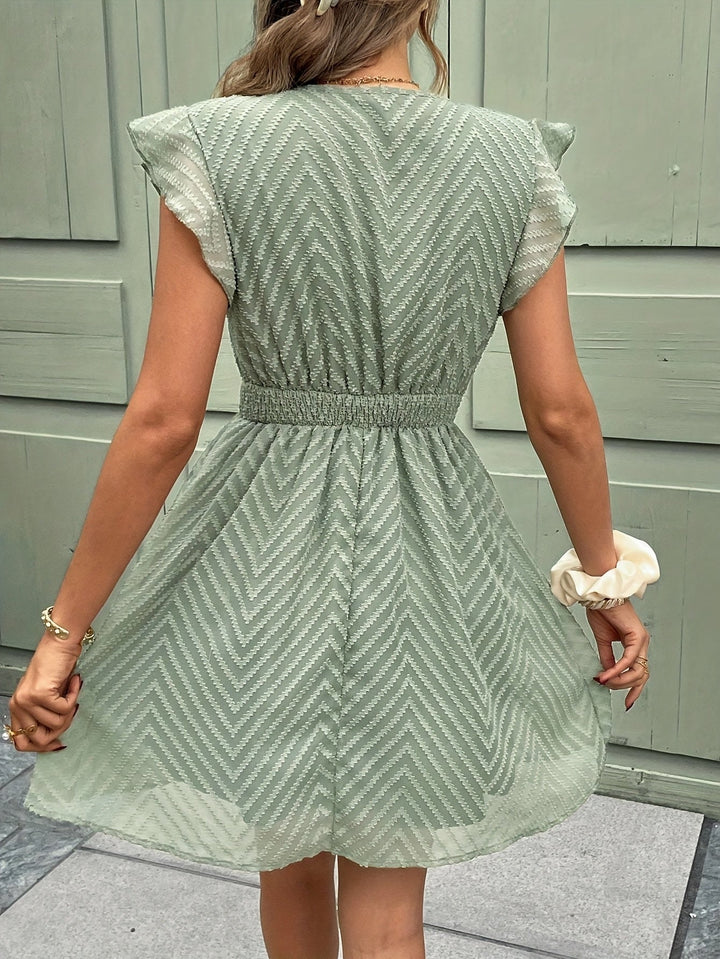 Sabrina Elegant V-Neck Summer Dress