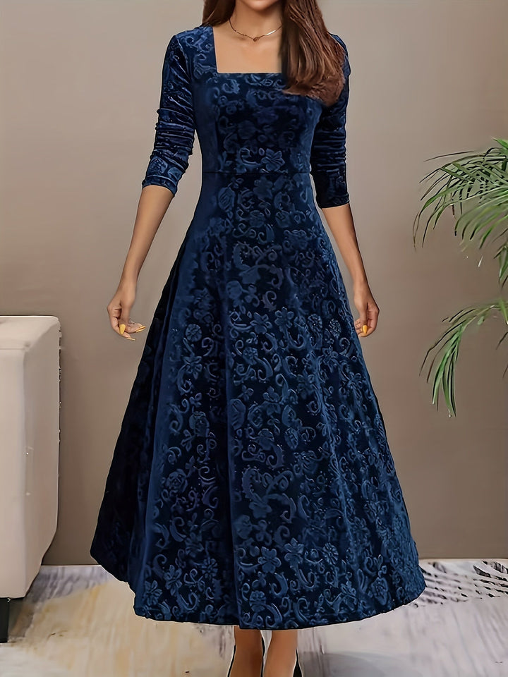 Nicola Elegant Velvet Dress