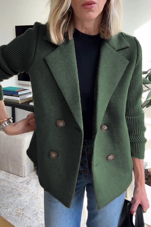 Kristiana Elegant Knitted Blazer