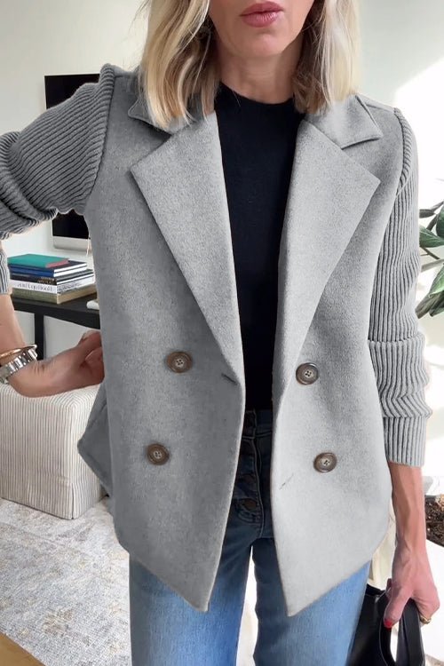 Kristiana Elegant Knitted Blazer