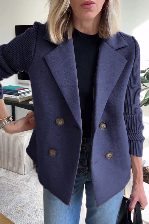 Kristiana Elegant Knitted Blazer