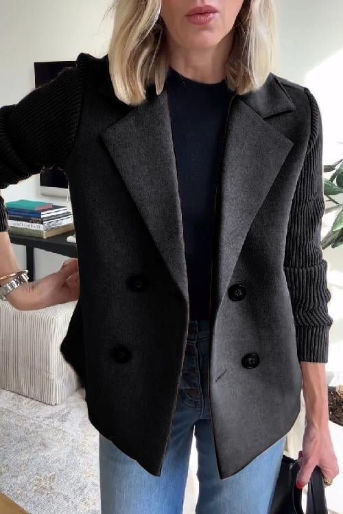 Kristiana Elegant Knitted Blazer