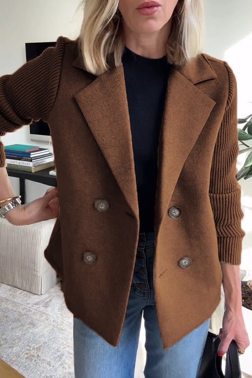 Kristiana Elegant Knitted Blazer