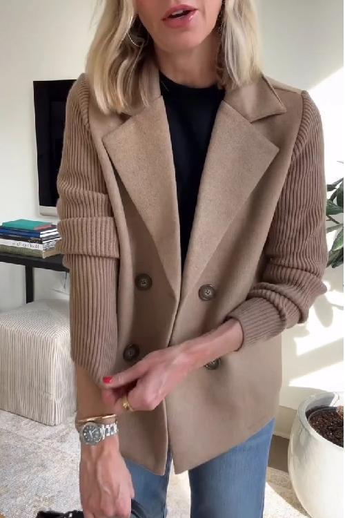 Kristiana Elegant Knitted Blazer