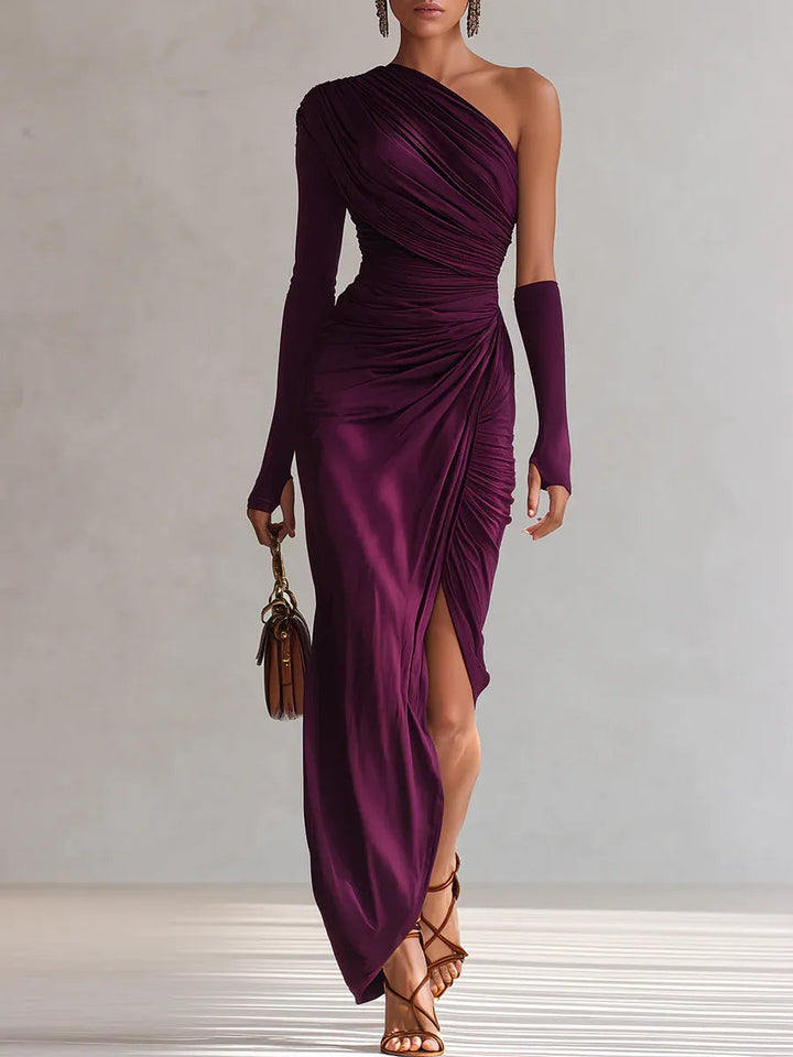 Rhianna Elegant Maxi Dress + Sleeve