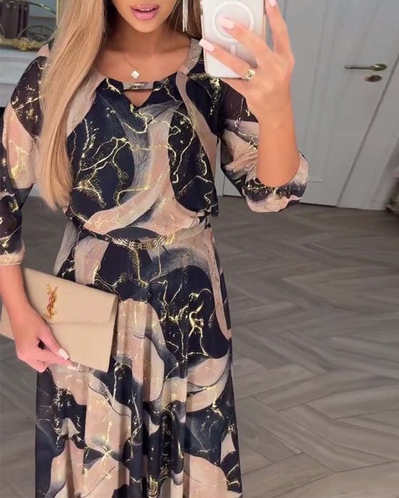 Cornelia Elegant Chiffon Dress