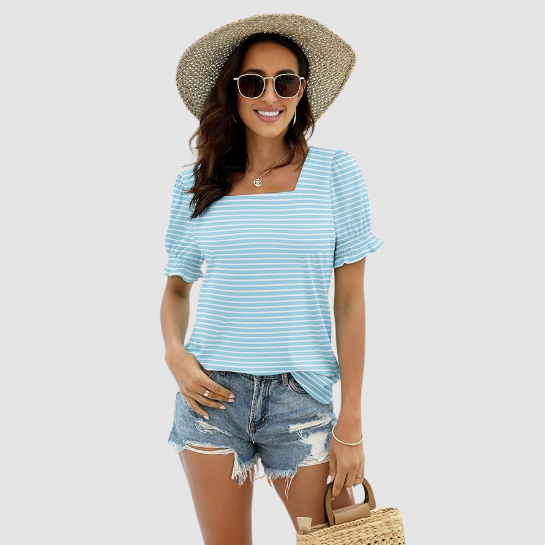 Célina Square Neck Top