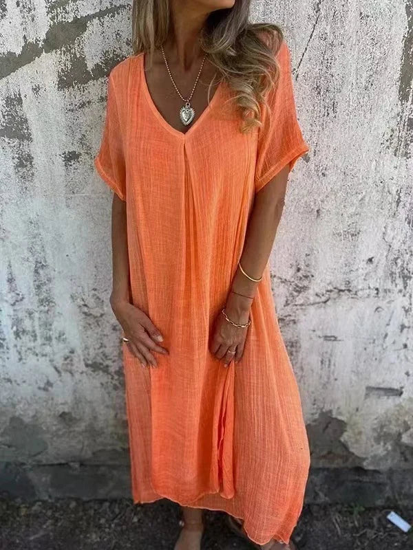 Neva Breathable V-neck Dress