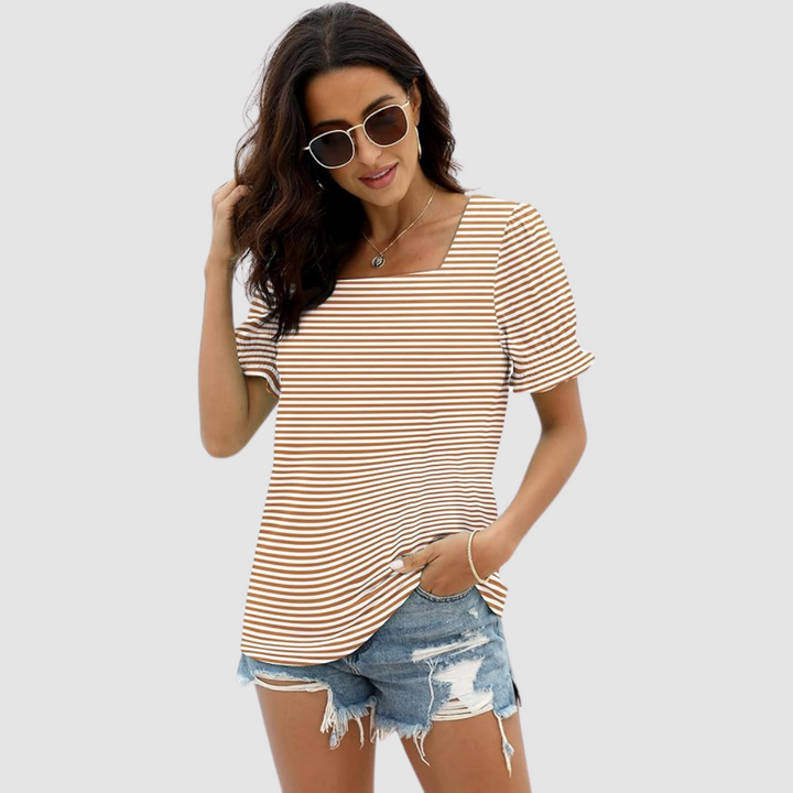 Célina Square Neck Top