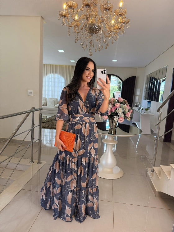 Celine Floral Maxi Dress